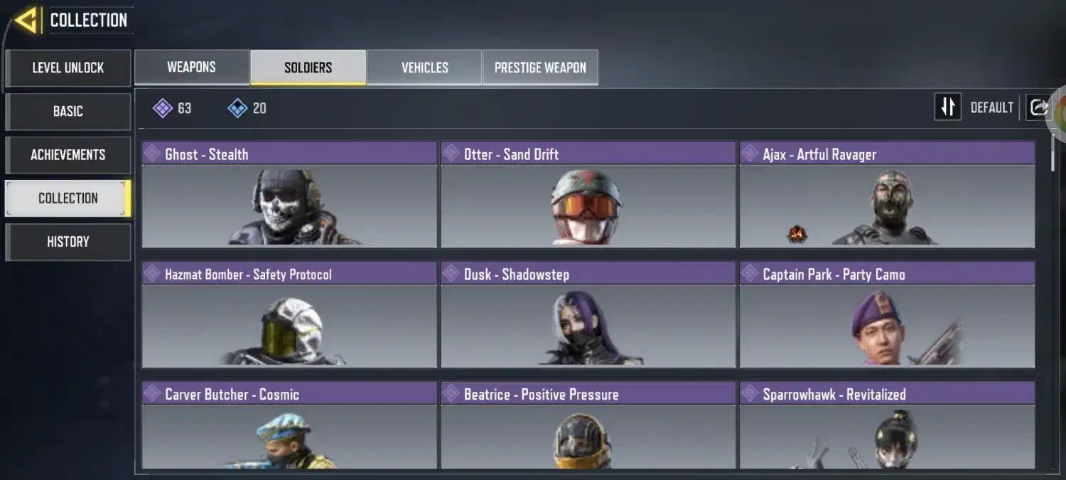 اکانت کالاف موبایل|کنسول، بازی ویدئویی و آنلاین|شاهینشهر, شهرک هشت بهشت|دیوار