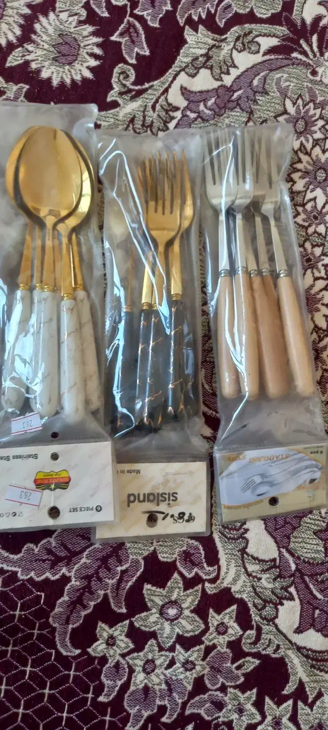 سرویس قاشق وچنگال سرامیکی|ظروف سرو و پذیرایی|تهران, مهرآباد جنوبی|دیوار