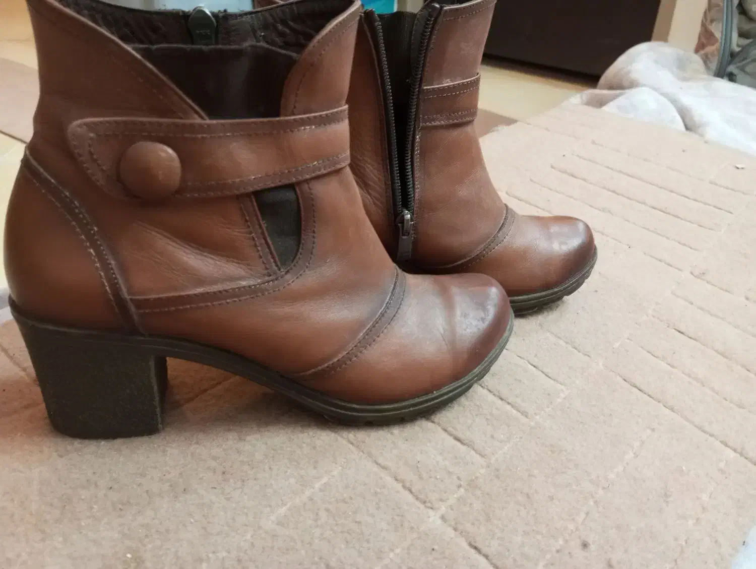 چکمه چرم طبیعی ، چرم مشهد|کیف، کفش، کمربند|سبزوار, قصبه اب یمین|دیوار