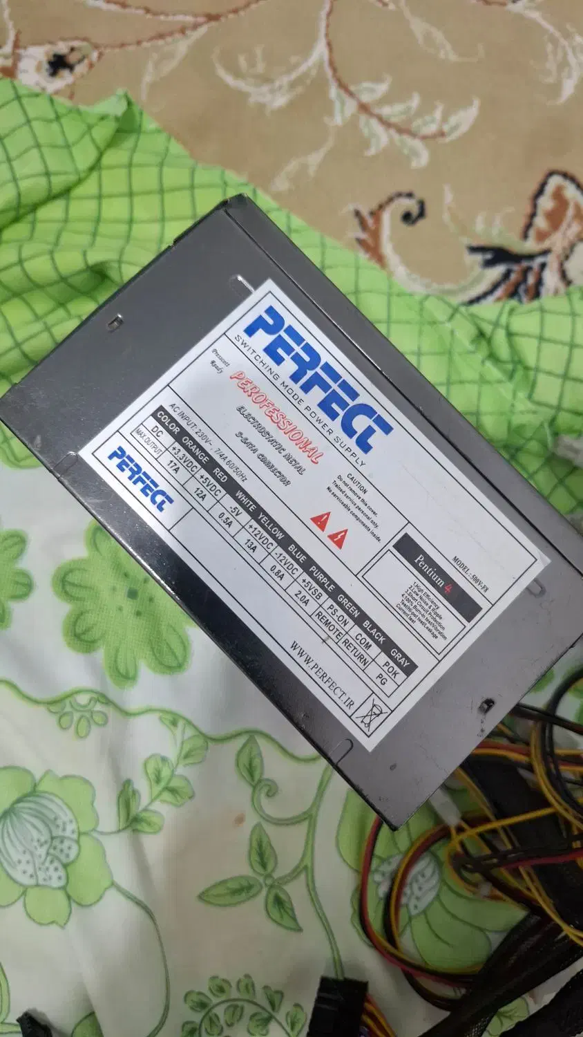 پاور کامپوتر ۵۰۰ وات پرفکت سالم|قطعات و لوازم جانبی رایانه|آزادشهر, |دیوار