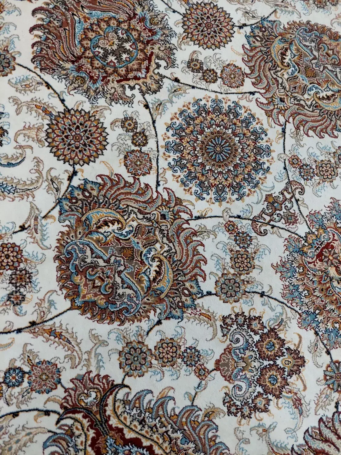 قالی|فرش|قم, باغ شریفی|دیوار