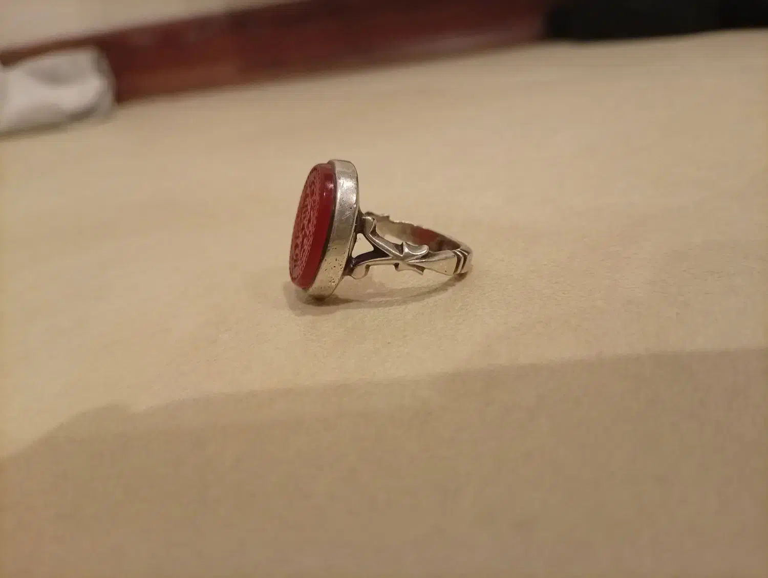 انگشتر عقیق دستساز خطی|جواهرات|تهران, حبیب الله|دیوار