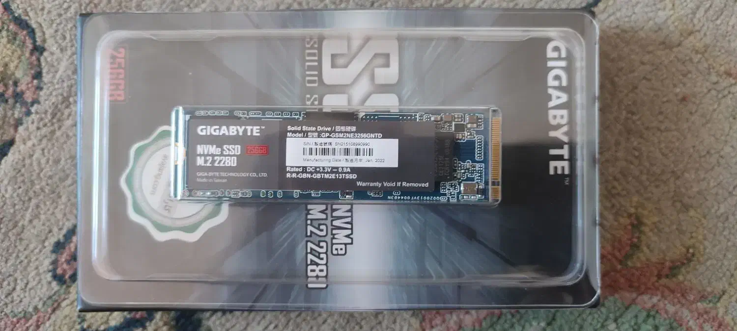 SSD M.2 256g برند gigabyte|قطعات و لوازم جانبی رایانه|زنجان, |دیوار