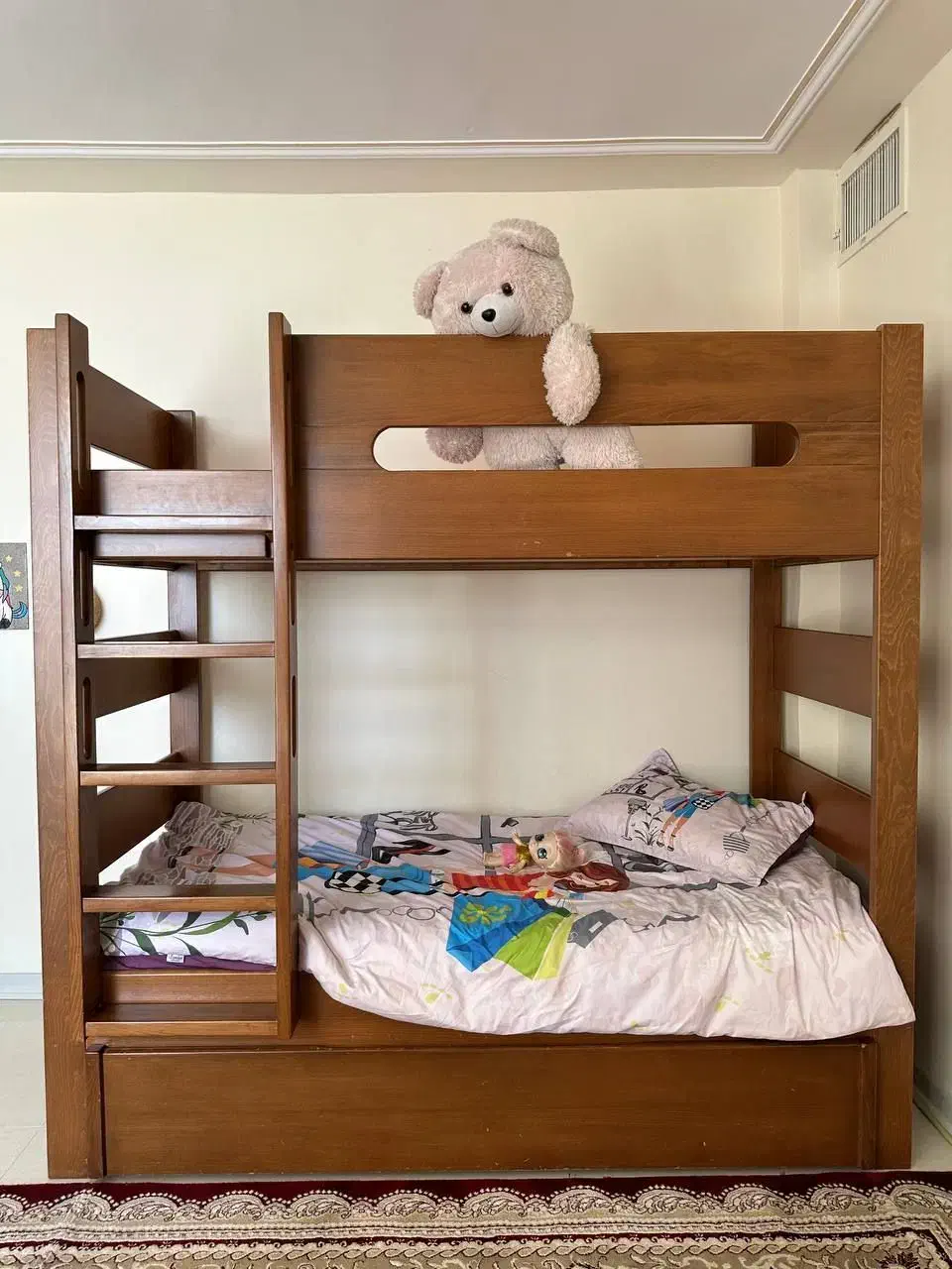 تخت دو طبقه کودک و نوجوان|تخت و سرویس خواب|کرج, عظیمیه|دیوار