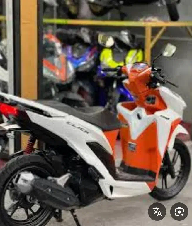 موتور کلیک سفید نارنجی مدل 1404|موتورسیکلت|اراک, |دیوار