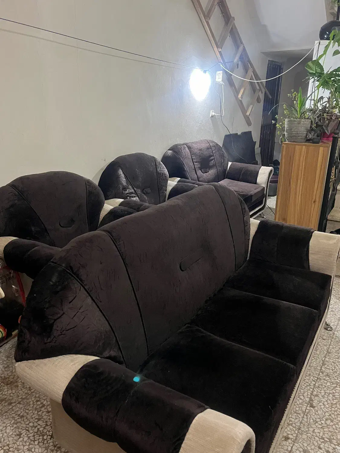 مبل ۷نفره سالم|مبلمان خانگی و میز عسلی|لنگرود, |دیوار