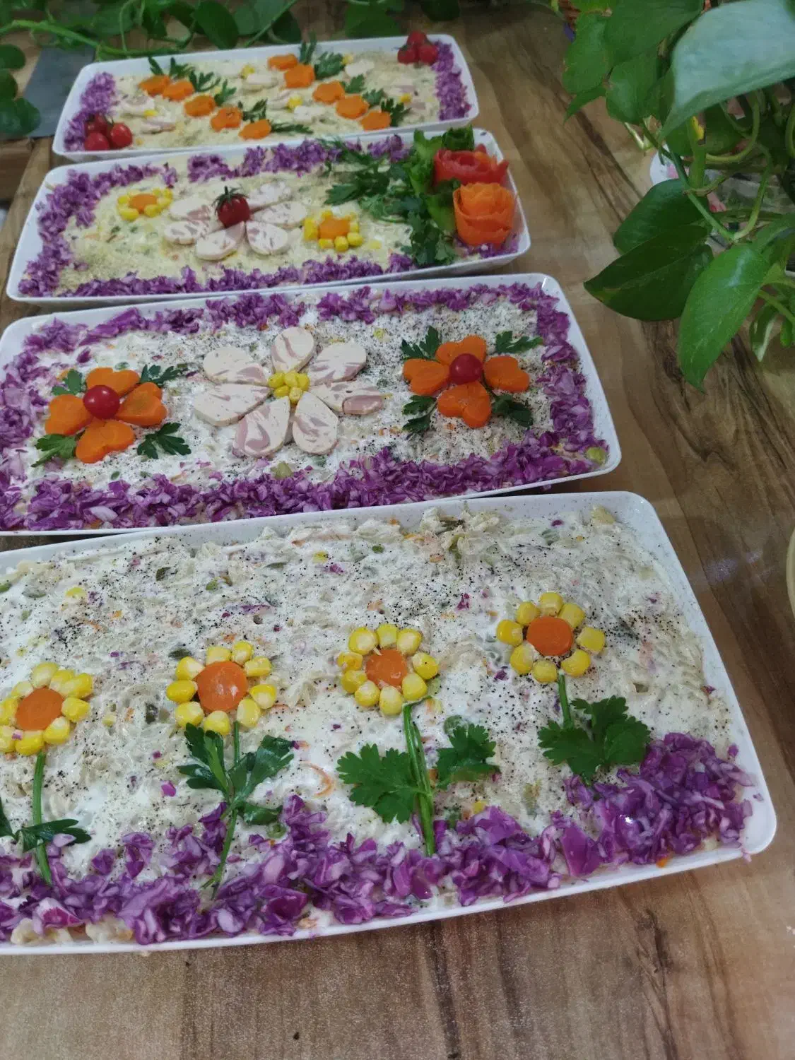 سالاد الویه سالا ماکارانی برای تولد ومهمانی|خوردنی و آشامیدنی|قم, انسجام|دیوار