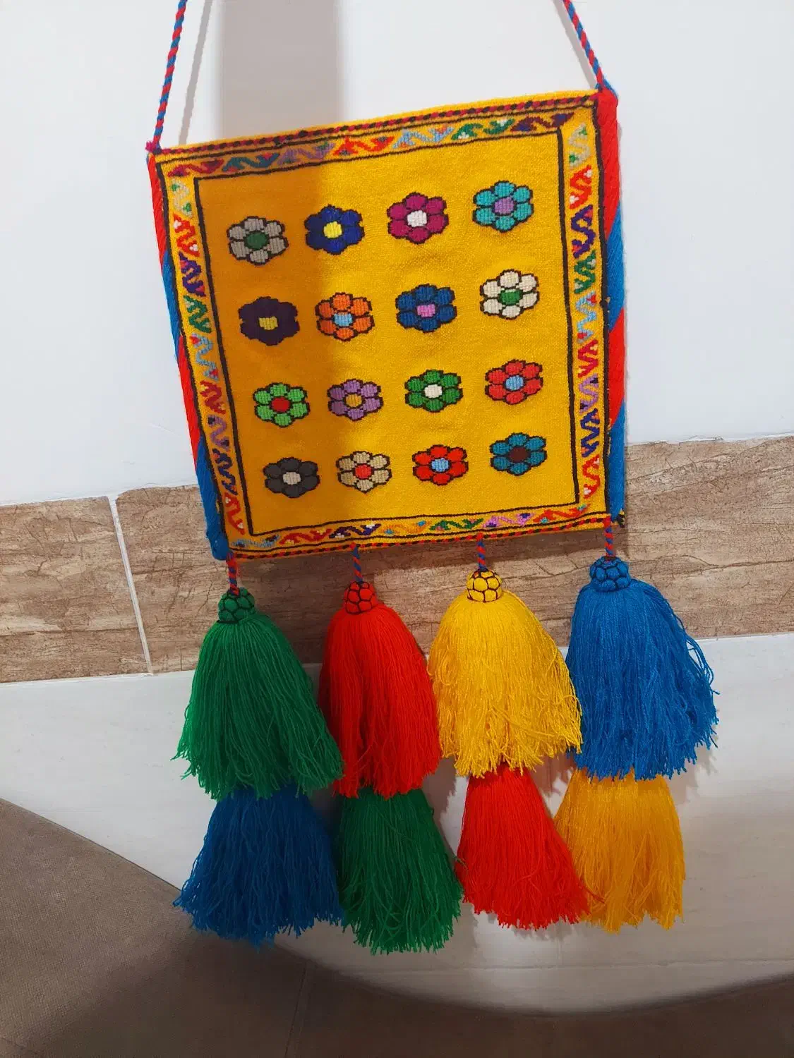 چنته قشقایی|صنایع دستی و سایر لوازم تزئینی|فیروزآباد (فارس), |دیوار