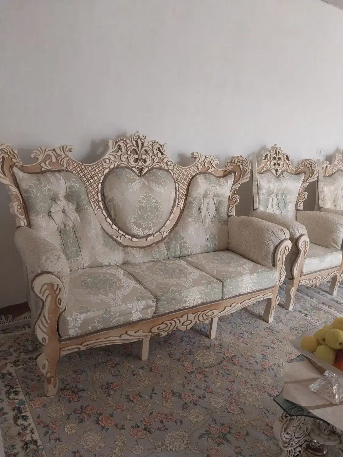 مبل سلطنتی|مبلمان خانگی و میز عسلی|زنجانرود, |دیوار