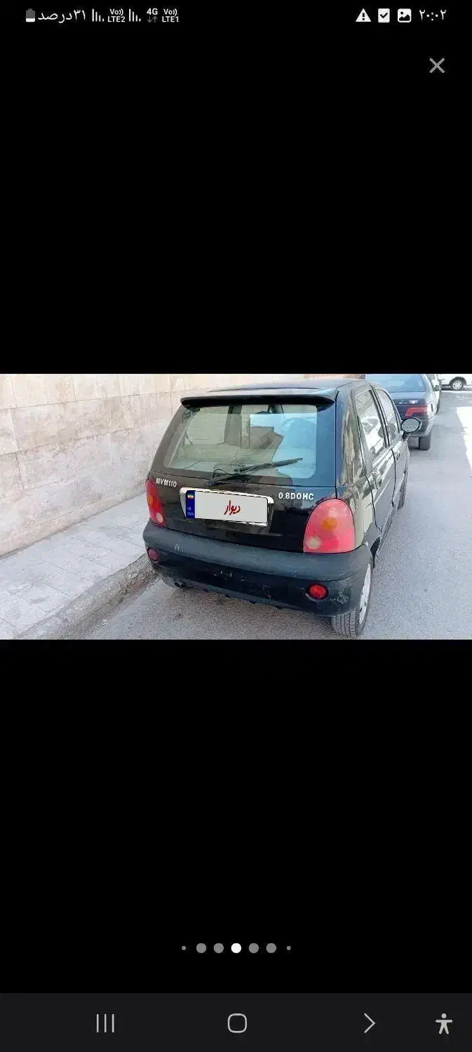 ام وی ام ۱۱۰ مشکی ۹۰ کولر روشن|خودرو سواری و وانت|تبریز, |دیوار