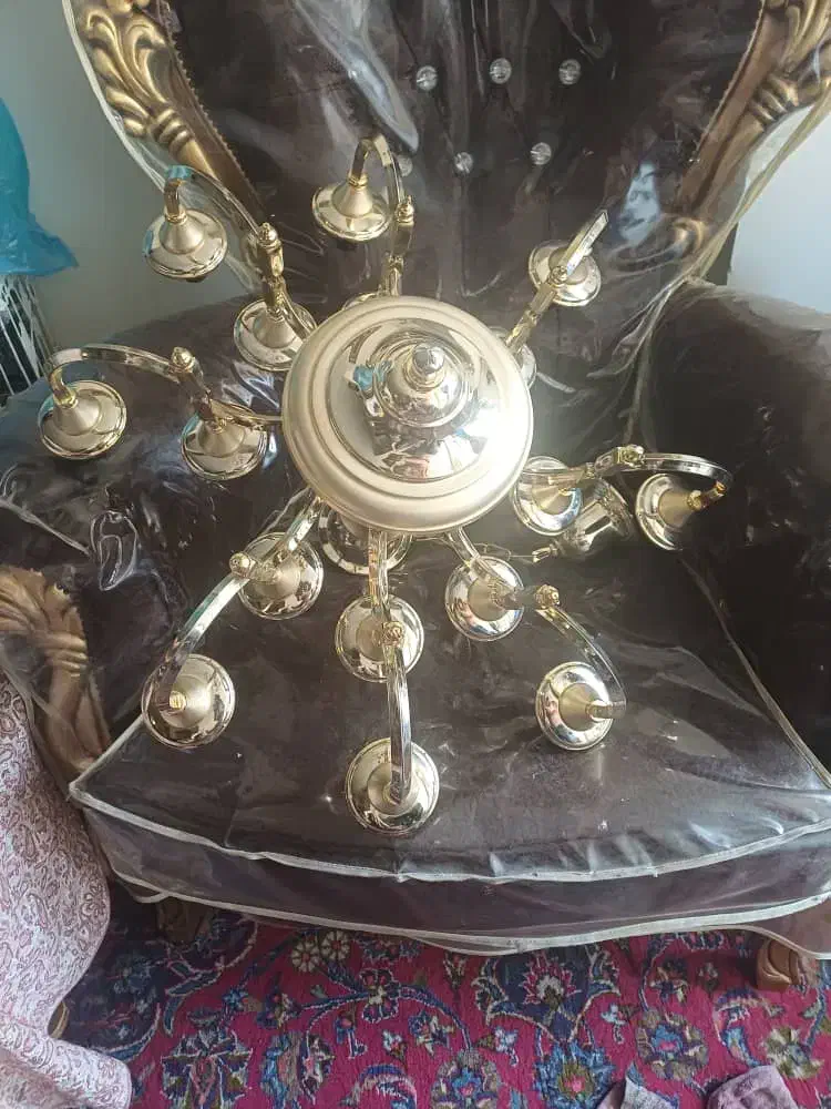 لوستر آب طلا|لوستر و چراغ آویز|تهران, جمهوری|دیوار