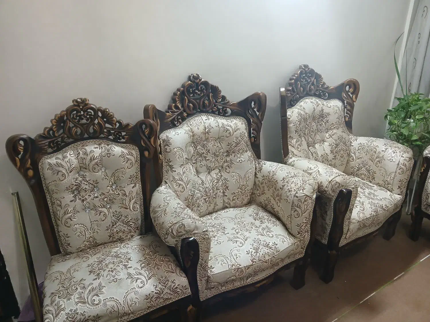 مبل استیل سلطنتی ۹ نفره|مبلمان خانگی و میز عسلی|تهران, ستارخان|دیوار