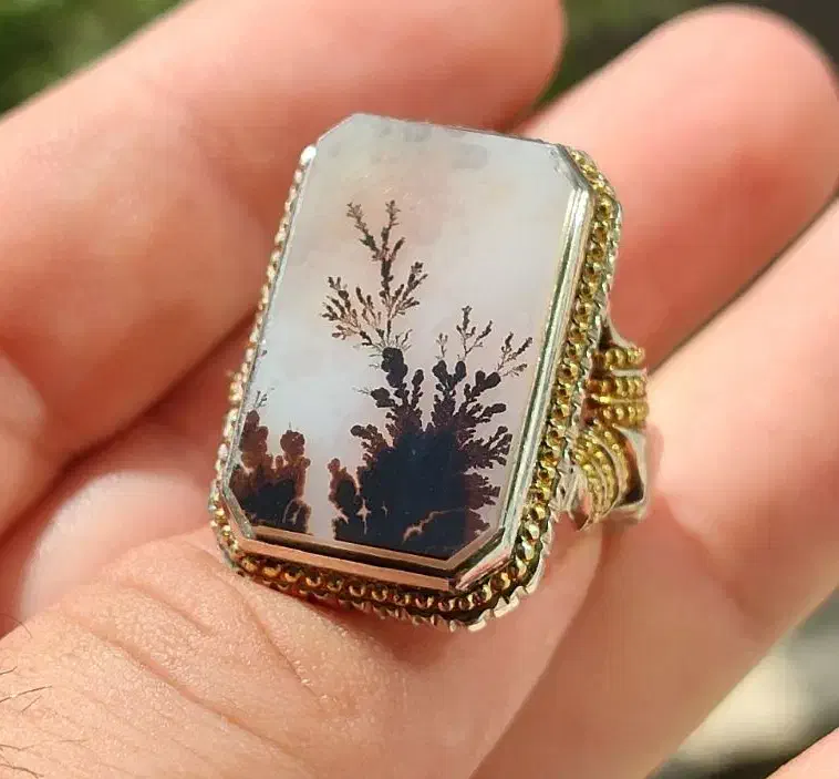 انگشتر فدیوم گوارسه طلا استاد گاچی شجر|بدلیجات|تهران, نیروی هوایی (پیروزی)|دیوار