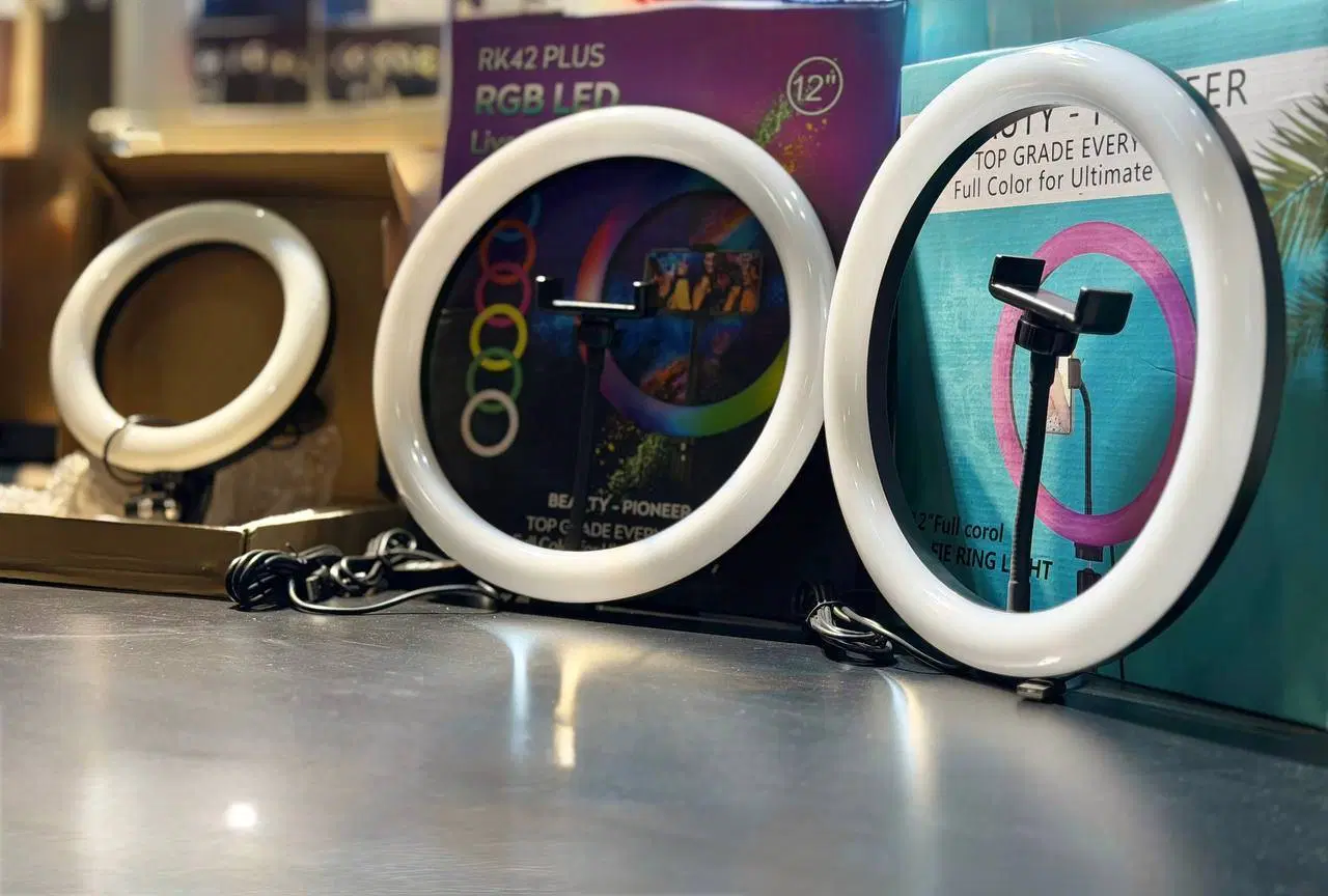 نواع رینگلایت حرفهای و وارداتی آمازون RGB|دوربین عکاسی و فیلمبرداری|تهران, آسمان|دیوار