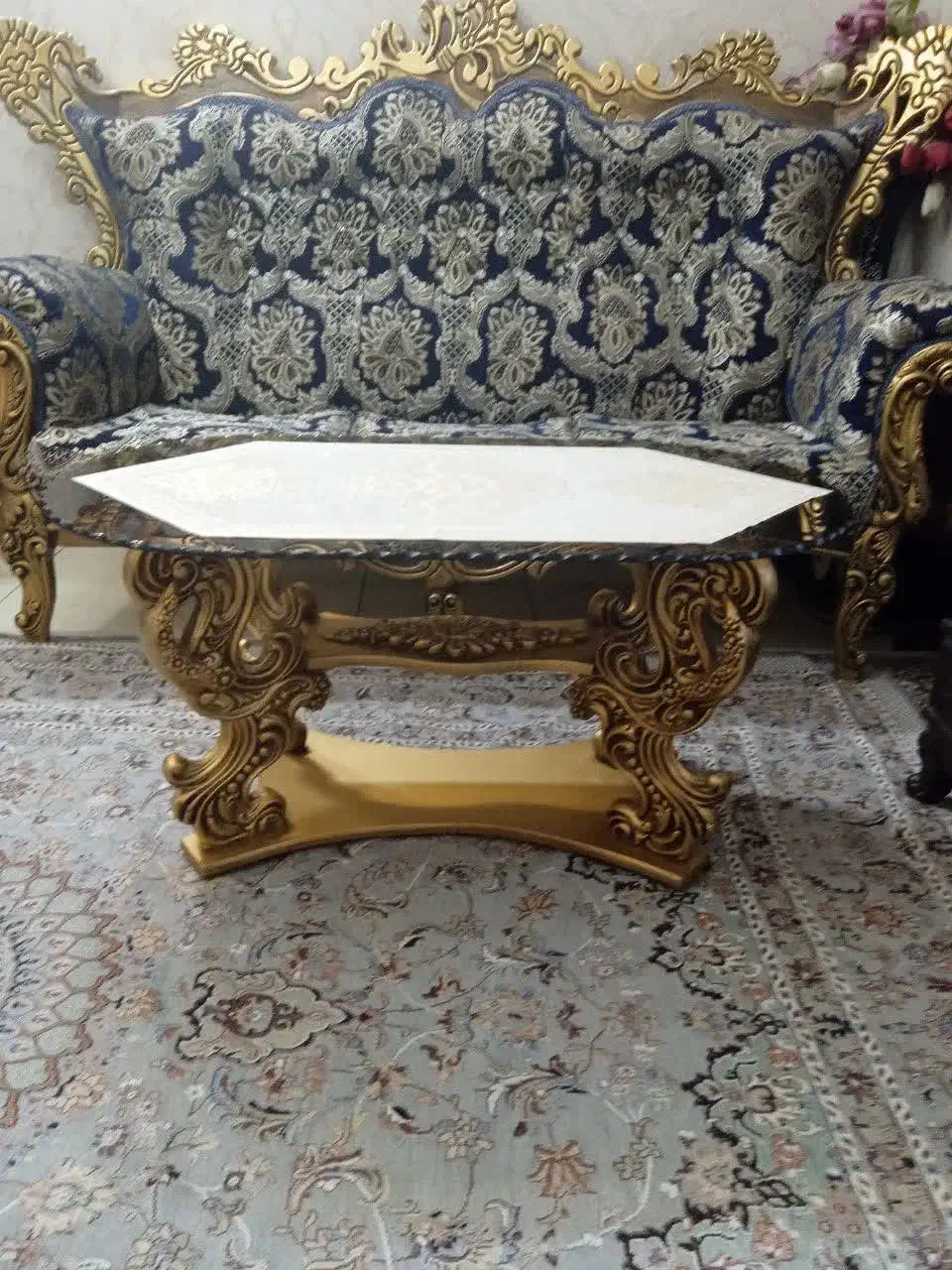 مبل استیل سلطنتی|مبلمان خانگی و میز عسلی|تهران, والفجر (افسریه)|دیوار