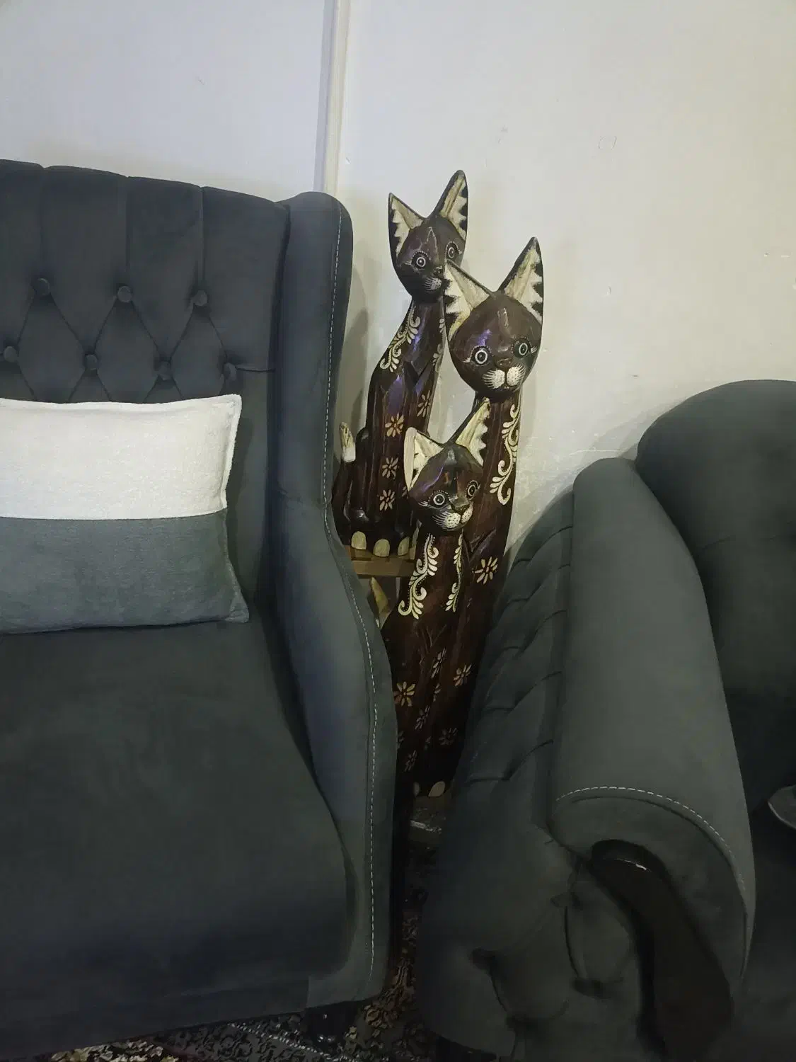 مجسمه چوبی|مجسمه، تندیس، ماکت|اهواز, کوی مهدیس|دیوار