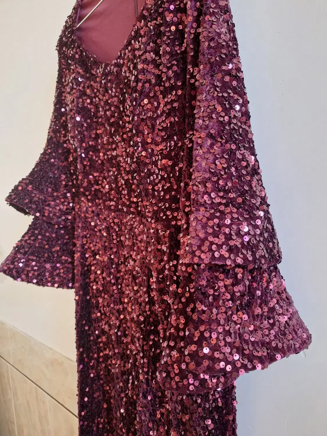 پیراهن مجلسی پولکی|لباس|طبس, |دیوار