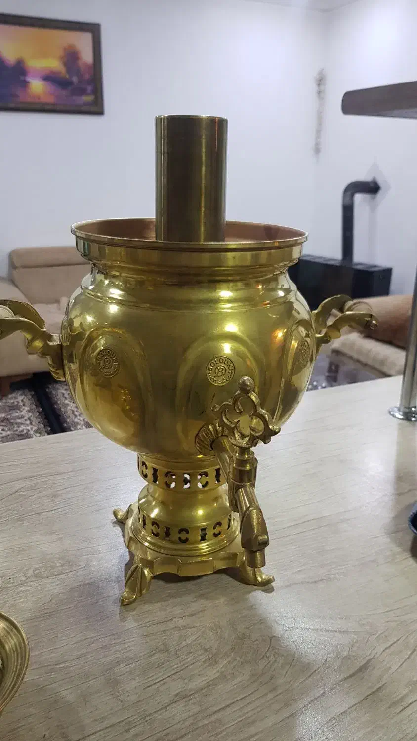 سماور برنجی|صنایع دستی و سایر لوازم تزئینی|اشنویه, |دیوار