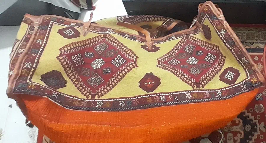 مرفج قشقایی|گلیم، جاجیم، گبه|فیروزآباد (فارس), |دیوار