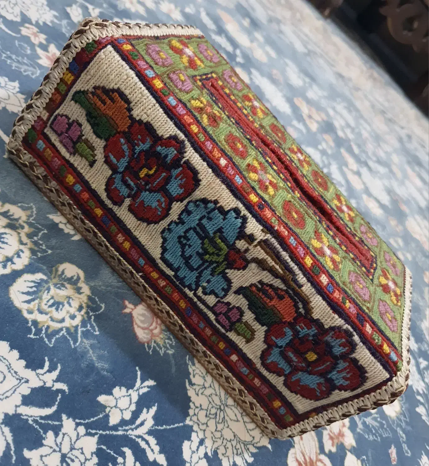 جا دستمالی|گلیم، جاجیم، گبه|سیرجان, |دیوار