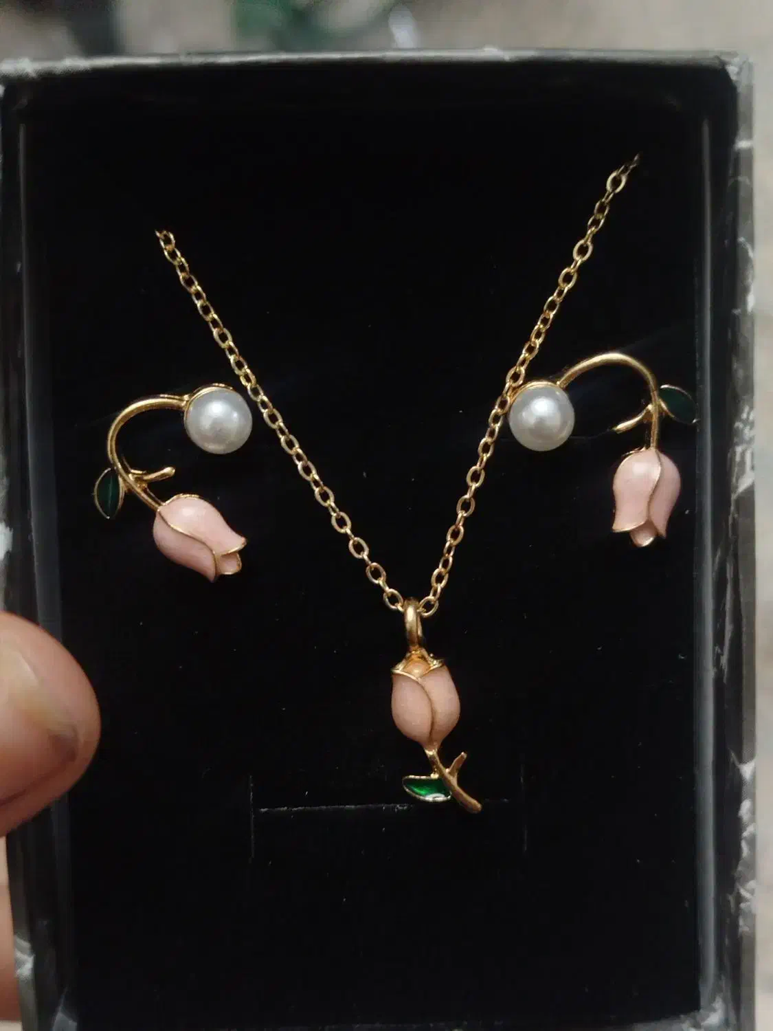 نیم ست ناز گل لاله|جواهرات|اسلام‌شهر, شهرک قائمیه|دیوار