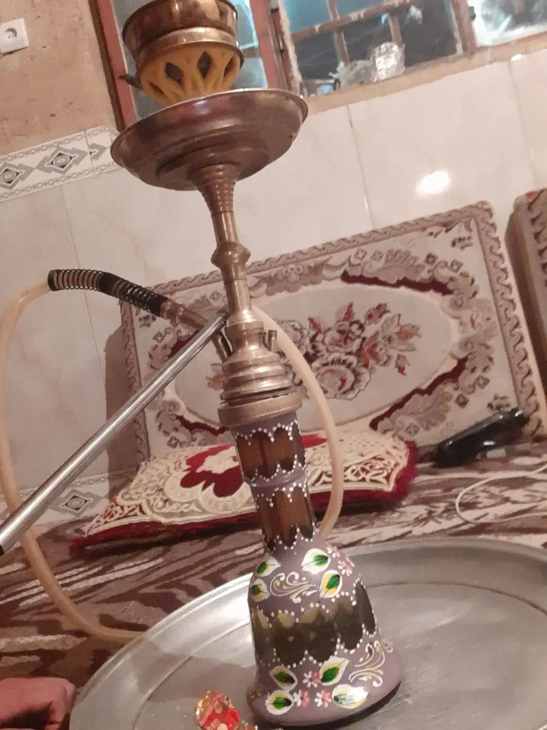 قلیان سوپاپ دار برنجه|کلکسیون و سرگرمی|کرمانشاه, |دیوار