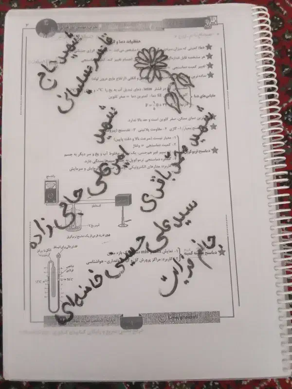 جزوه فیزیک|کتاب و مجله آموزشی|اردبیل, |دیوار