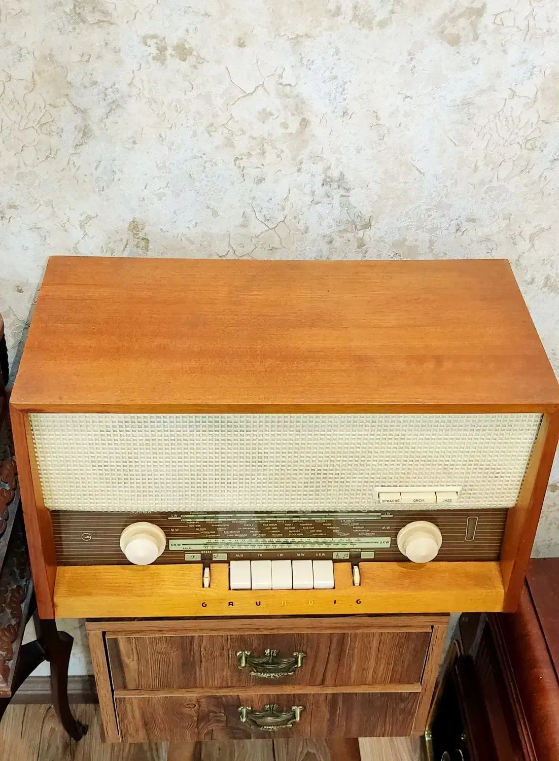 رادیو گرام گرامافون رادیوگرام عتیقه سماور پنکه ریل|کلکسیون اشیاء عتیقه|تهران, فردوس|دیوار