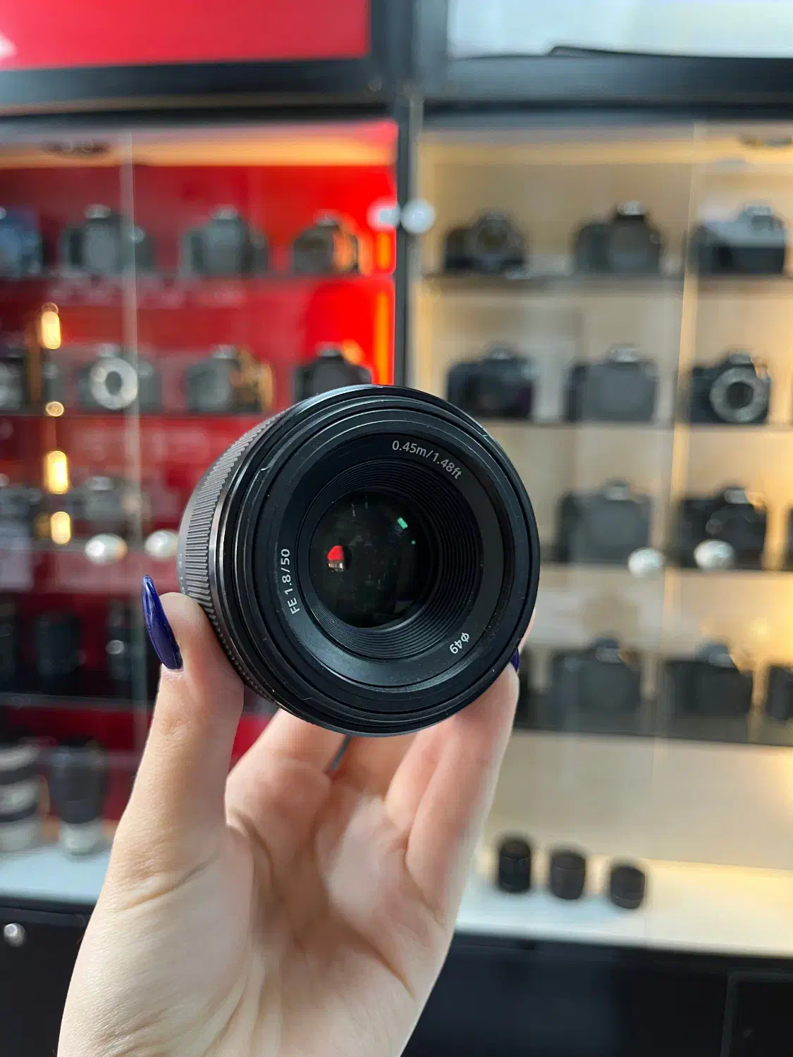 لنز دوربین سونی sony 50mm f1.8  در حد آکبند|دوربین عکاسی و فیلم‌برداری|کرج, گلشهر|دیوار