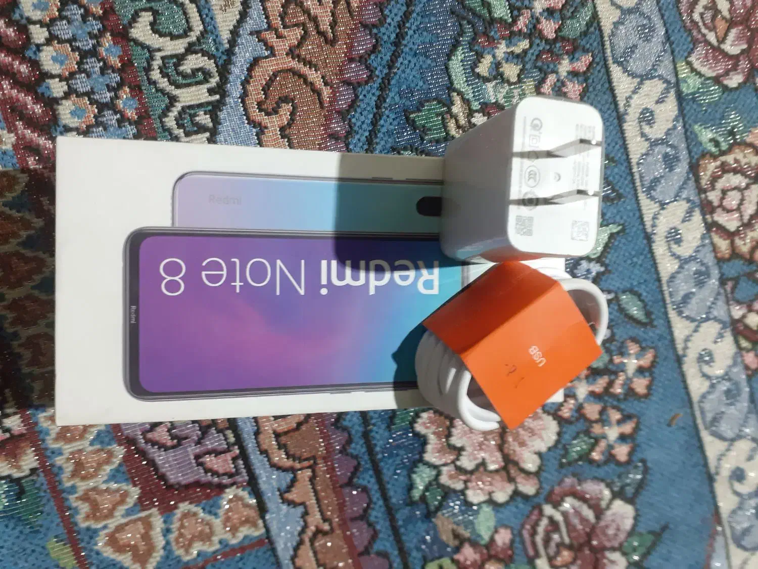 اداپتور و کابل فابریکی نو ردمی نوت۸|لوازم جانبی موبایل و تبلت|خمینیشهر, |دیوار