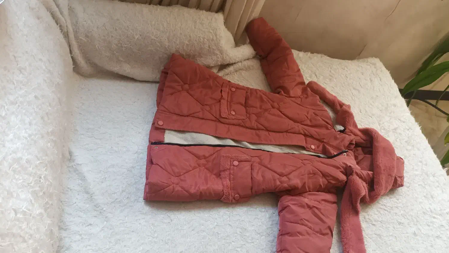 کاپشن دخترانه در حد نو|کفش و لباس بچه|شیراز, شهرک مدرس|دیوار