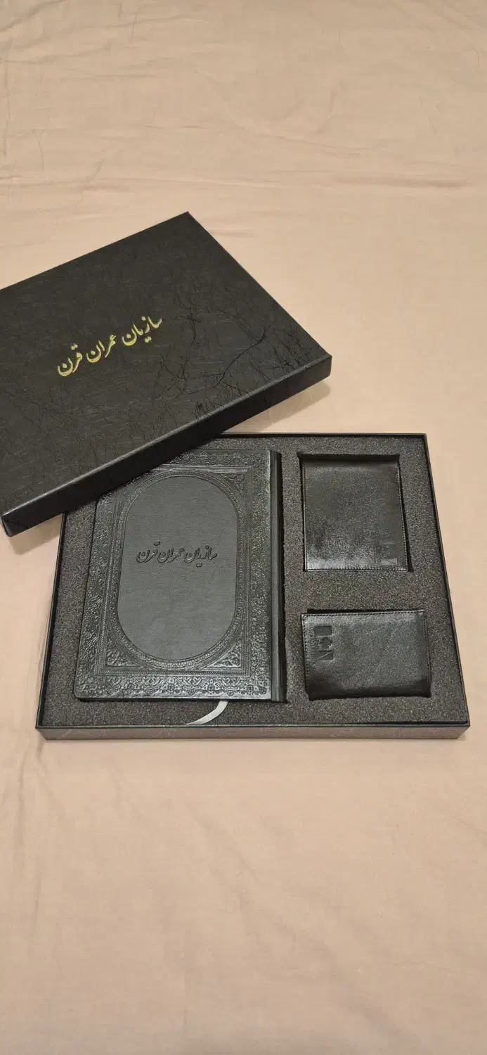 ست چرم نوی مردانه شامل کیف پول و جاکارتی و تقویم|کیف، کفش، کمربند|تهران, نارمک|دیوار