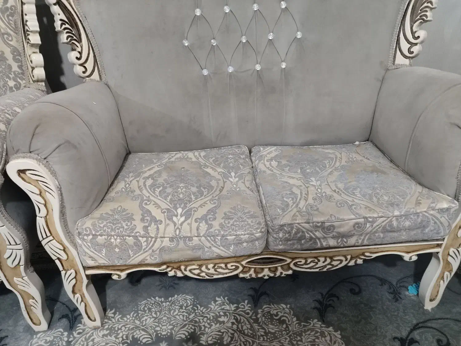 مبل سلطنتی  طوسی|مبلمان خانگی و میز عسلی|پاکدشت, پاکدشت (مامازند)|دیوار