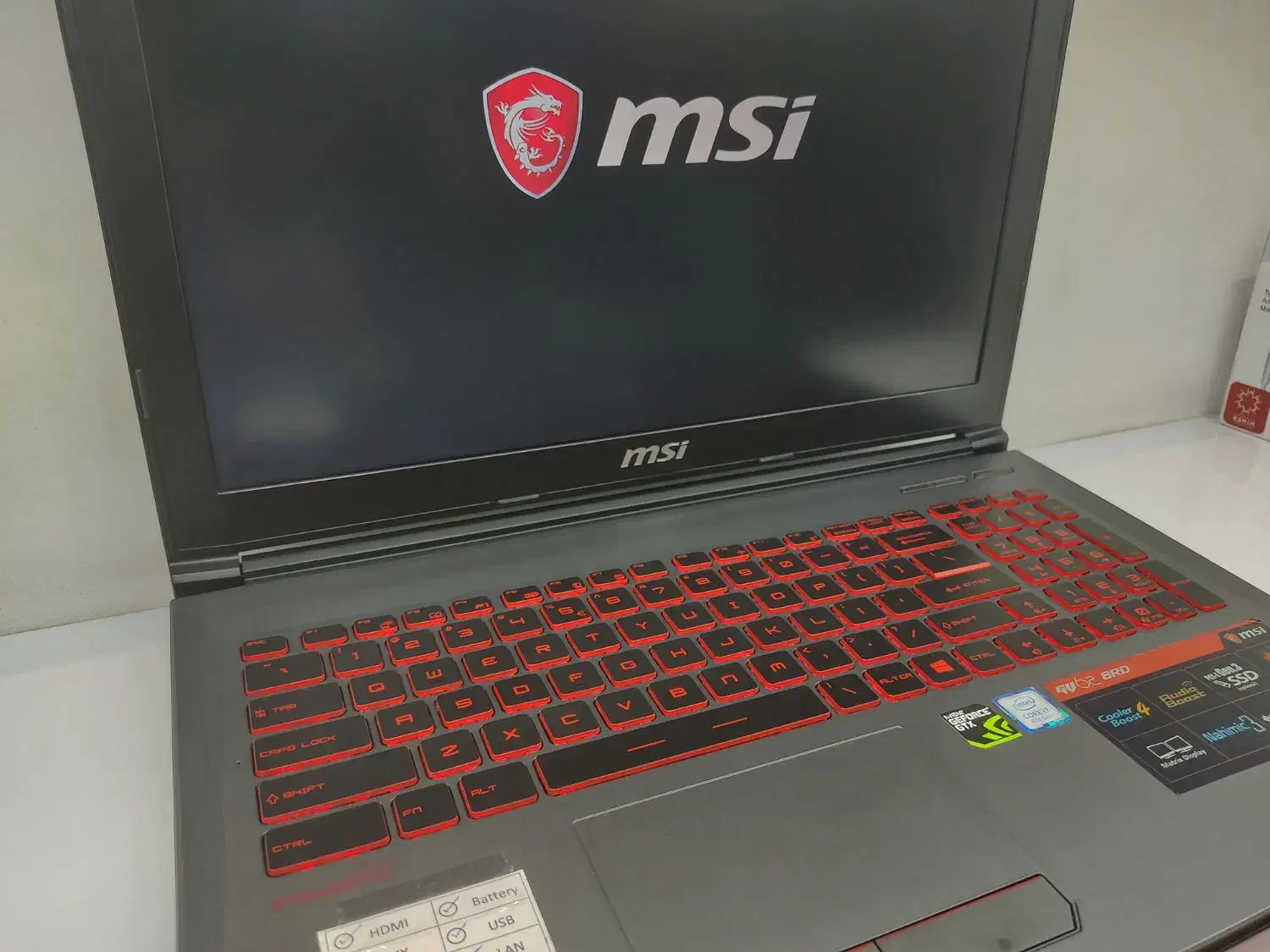 لپ تاپ غول گیمینگ MSI / اقساط بدون پیش پرداخت|رایانه همراه|دزفول, |دیوار