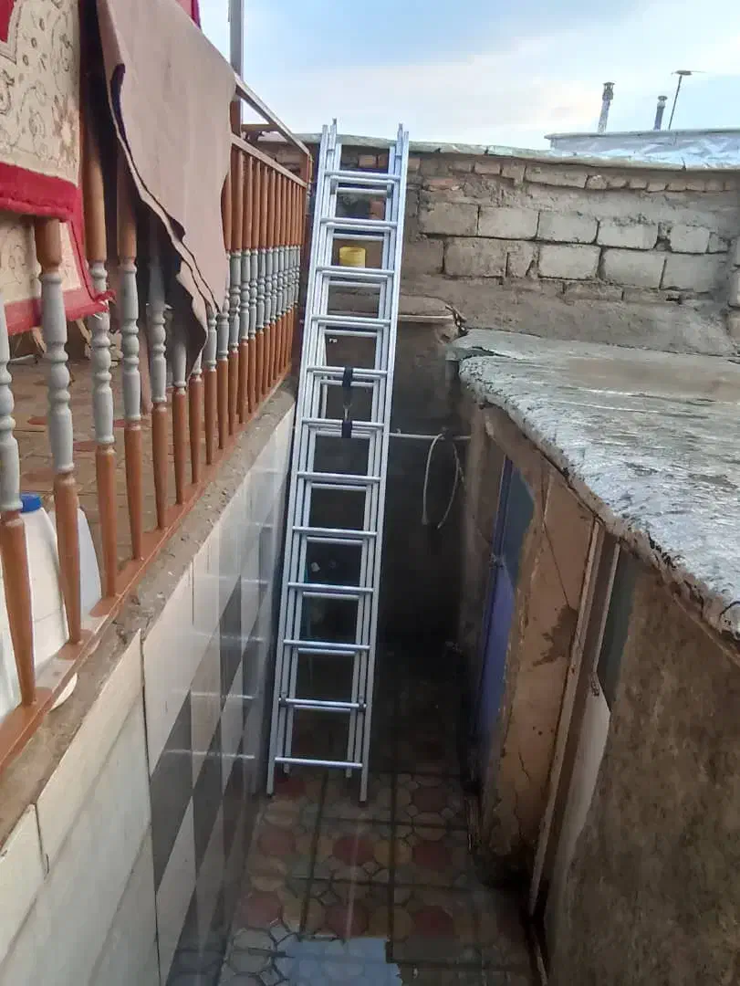 نردبان الومینیونی ۳تیکه کاملن سالم|ابزارآلات|مریوان, |دیوار