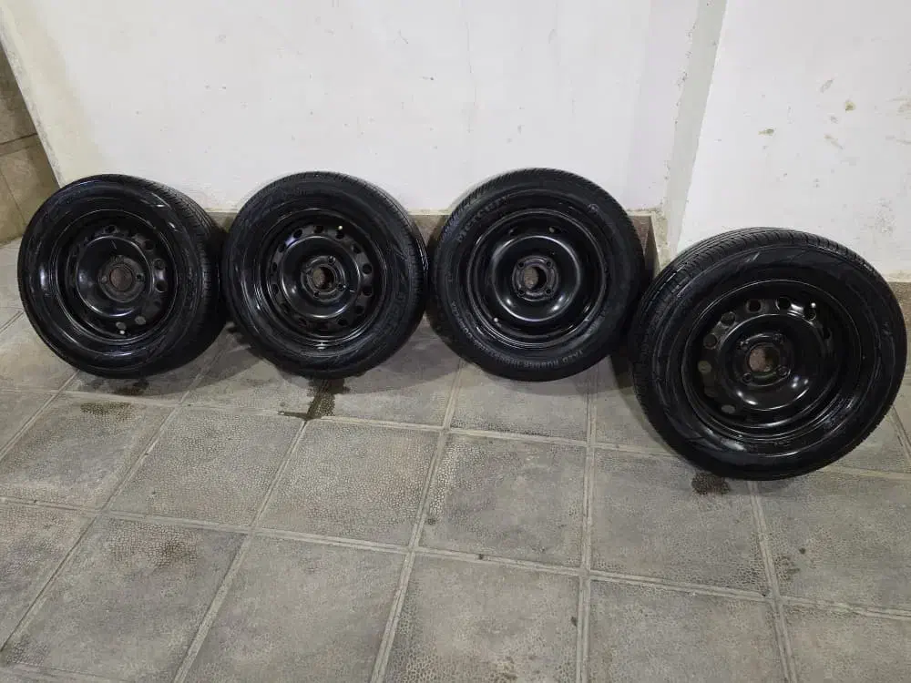 رینگ و لاستیک 205 پژو|قطعات یدکی و لوازم جانبی|رامسر, |دیوار