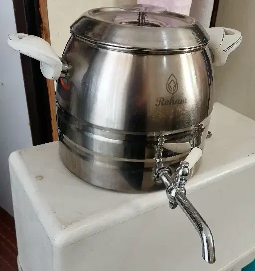 کتری شیر دار 6 لیتری|قوری، کتری، قهوه‌ساز دستی|هشتگرد, شهرک دریا|دیوار