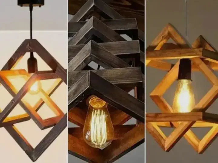 لوستر چوبی برای کافه و ...|لوستر و چراغ آویز|قم, صفائیه|دیوار