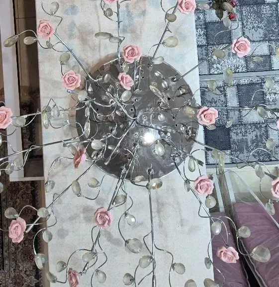 لوستر پرنس گل|لوستر و چراغ آویز|کرج, ساماندهی|دیوار