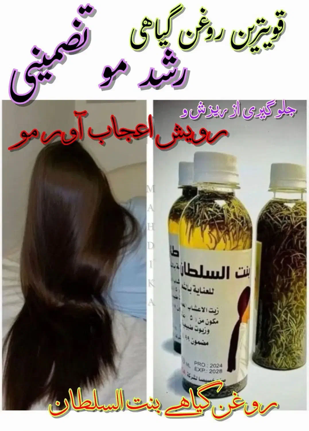 روتین روغن مو عراقی ارگان رزماری بنت السلطان سرشور|آرایشی، بهداشتی، درمانی|مشهد, خواجه ربیع|دیوار