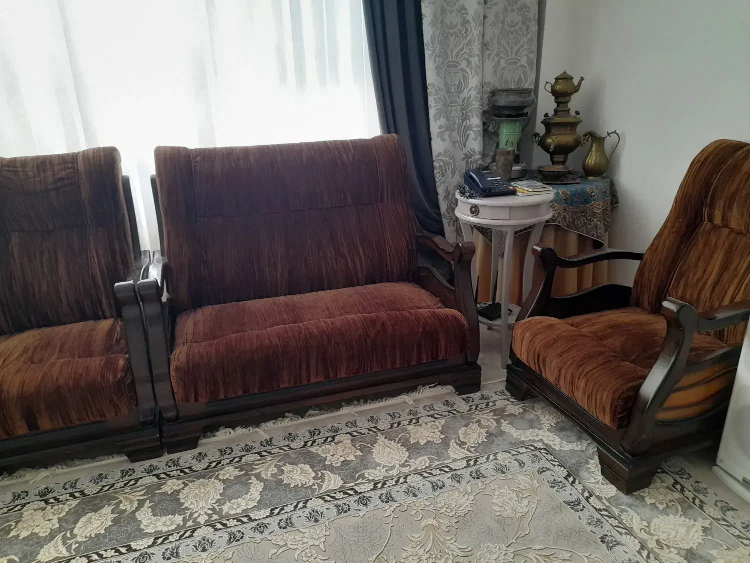 مبل راحتی نیمه استیل|مبلمان خانگی و میز عسلی|فردوس (خراسان), |دیوار