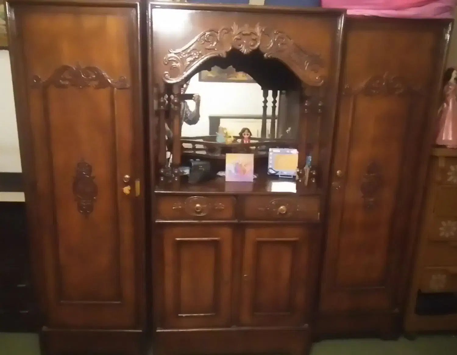 کمدسه تیکه چوبی|جاکفشی، کمد، دراور|شیراز, منطقه هوایی شهید دوران|دیوار