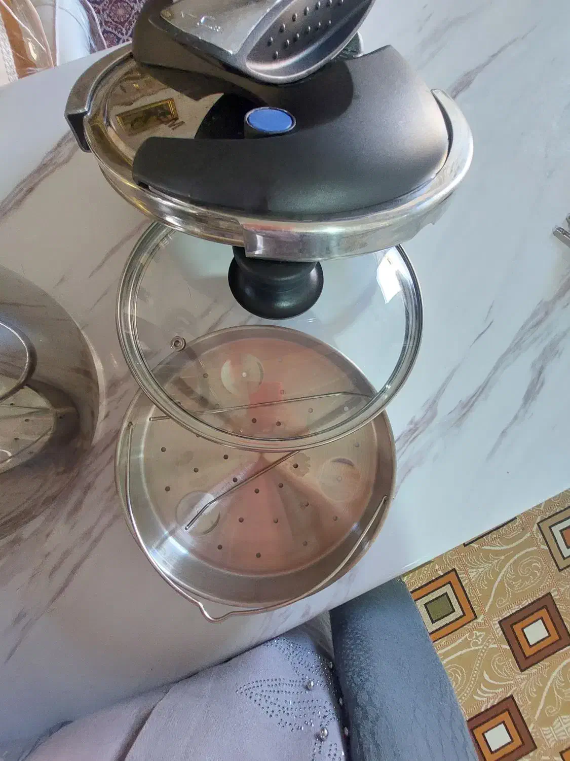 زودپز استیل مارک sem|ظروف پختوپز|دماوند, گیلاوند|دیوار