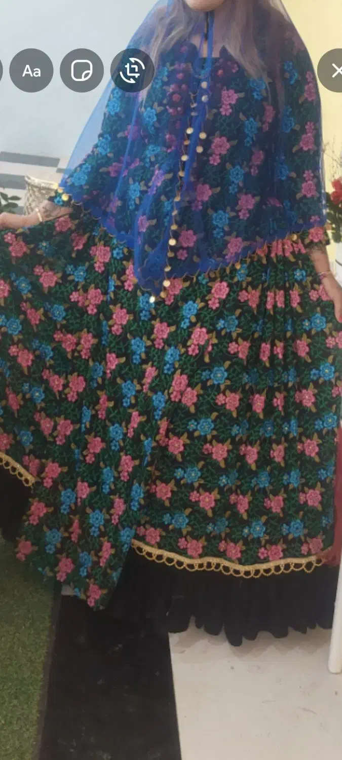 لباس مخمل مهر دوزی|لباس|یاسوج, |دیوار