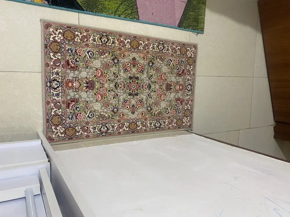 دو تا قالیچه دم دری فیلی رنگ|فرش|ایلام, |دیوار