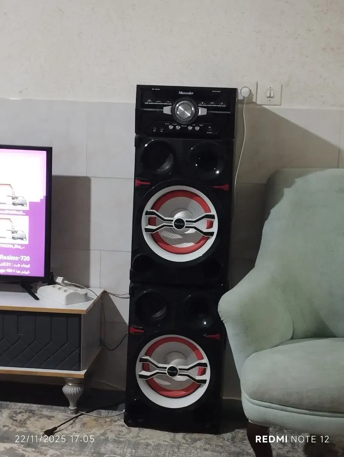 یک جفت اسپیکر مکسیدر|سیستم صوتی خانگی|شیروان (خراسان), |دیوار