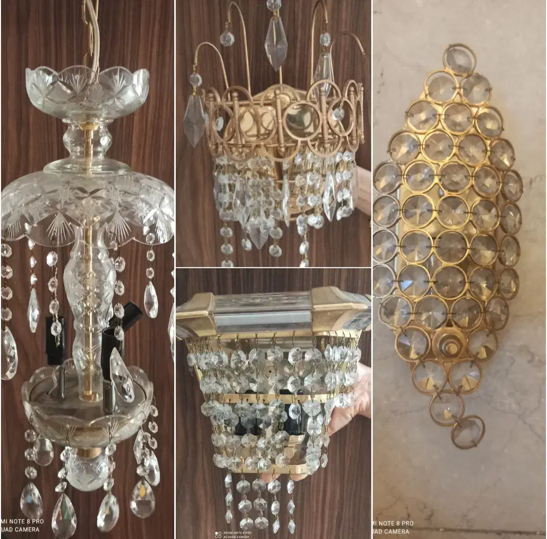 لوستر و دیوار کوب آویز دار|لوستر و چراغ آویز|اصفهان, باغ دریاچه|دیوار