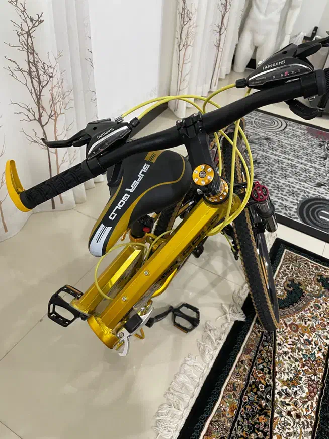 دوچرخه حرفه ای تمام الومنیوم برندSUPER GOLD|دوچرخه، اسکیت، اسکوتر|قشم, |دیوار