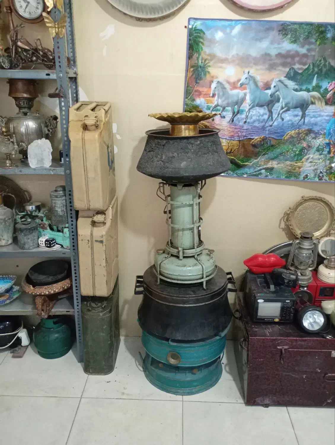 مس وبرنج عتیقه|کلکسیون اشیاء عتیقه|مشهد, شهید قربانی|دیوار