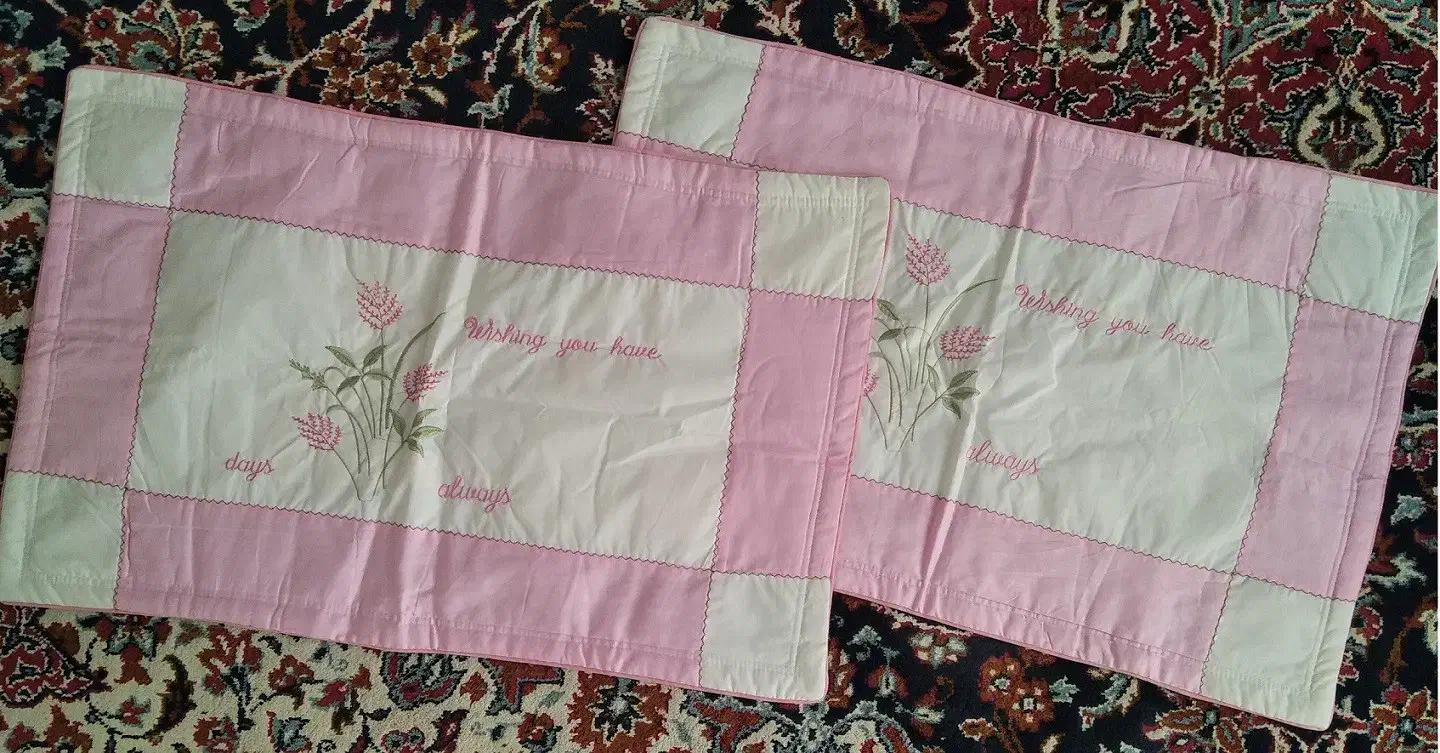 روبالشتی گلدوزی|سرویس روتختی|آبیک, |دیوار